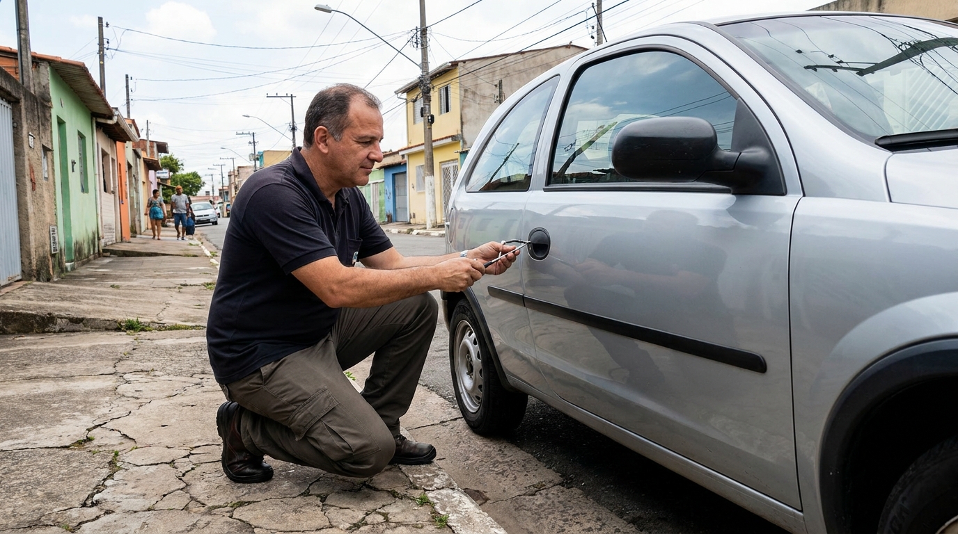 Abertura de carro sem danos por chaveiro no Acarape, Teresina‑PI
