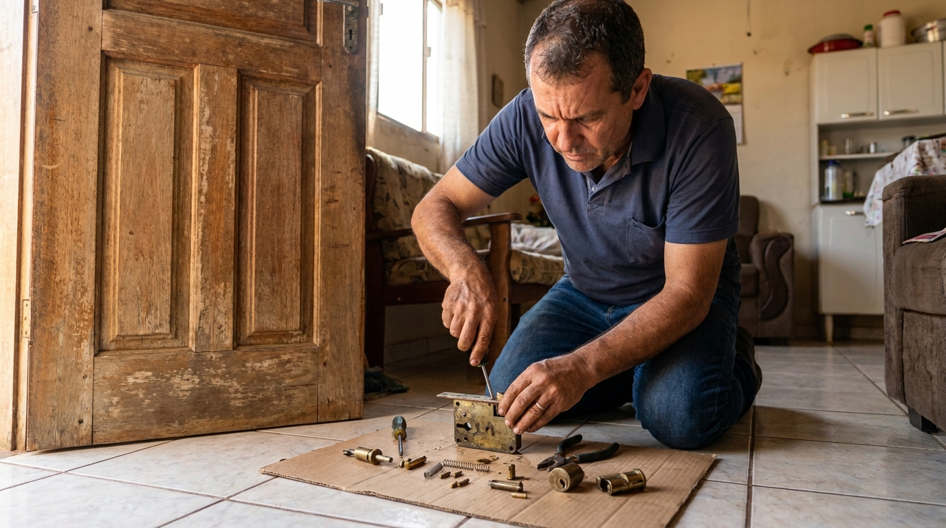 Reparo de Maçaneta no Acarape, Teresina‑PI