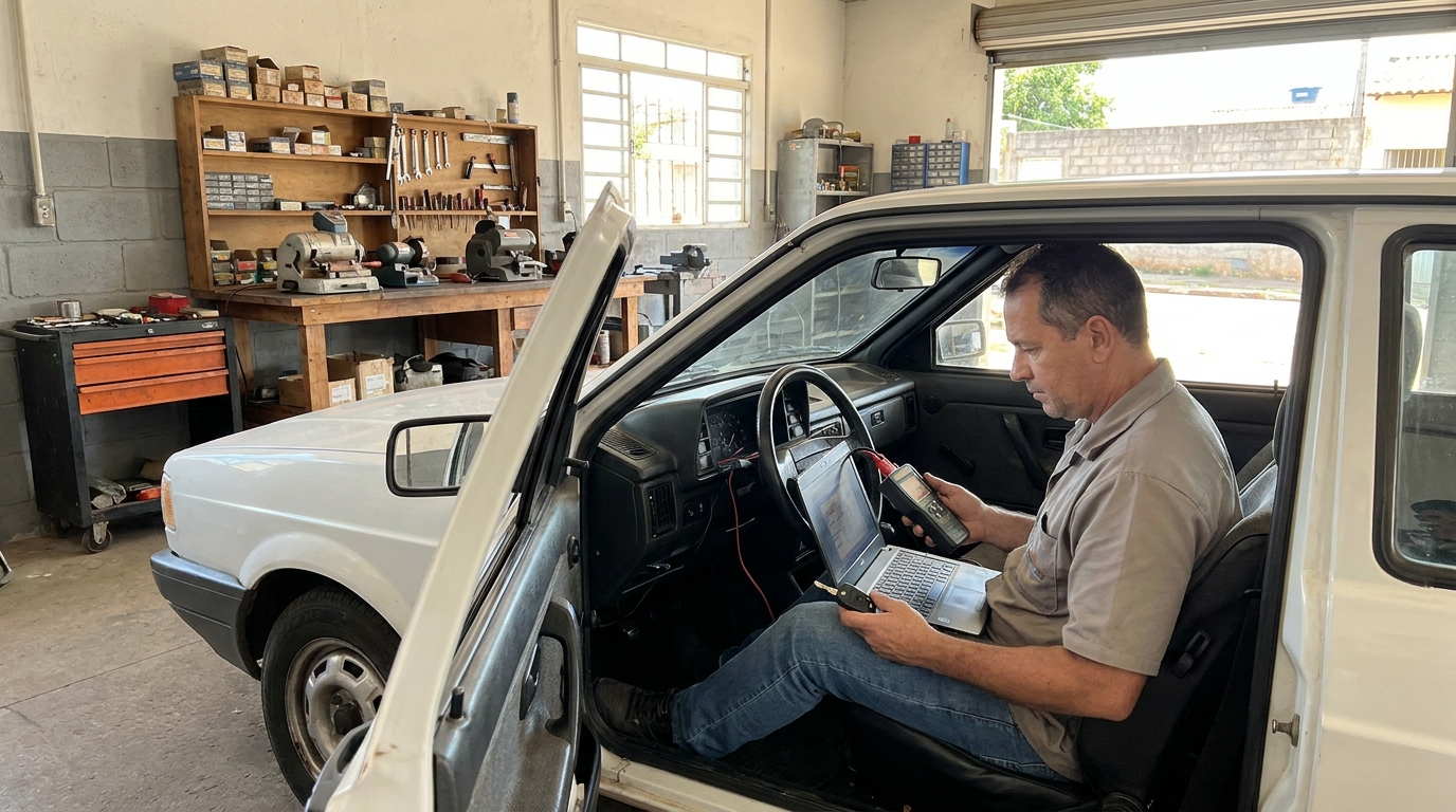 Reparo de Sistema Antifurto no Monte Castelo, Teresina‑PI